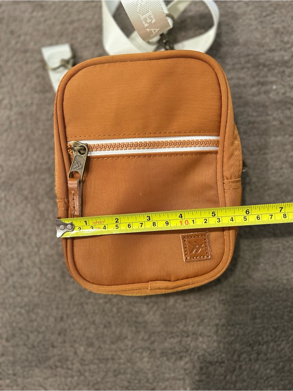 Thread Wallets Cross Body Bag- Tan - Picture 8 of 9